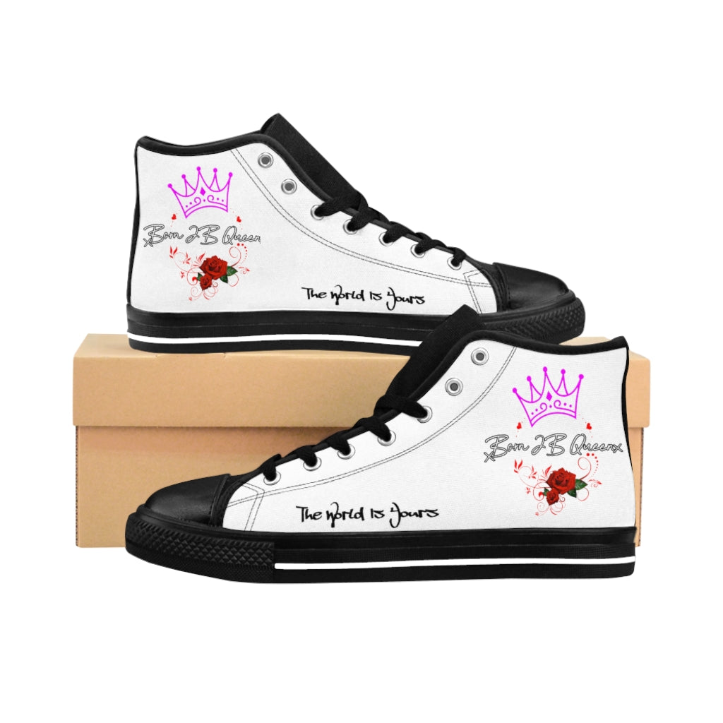 xBorn2bQueenx Official Women's High-top Sneakers