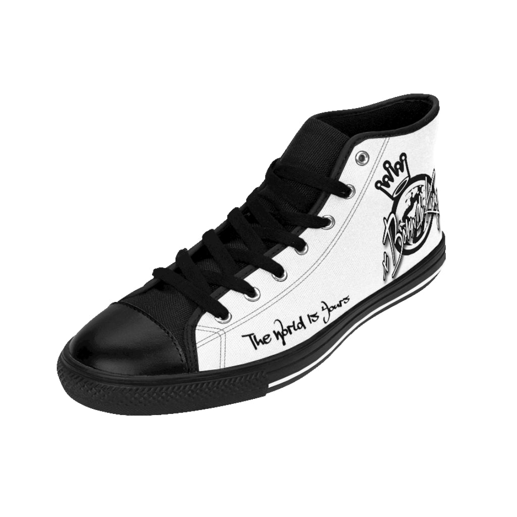 xBorn2bKingx Official Crown Men's High-top Sneakers
