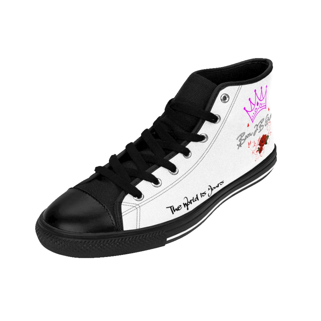 xBorn2bQueenx Official Women's High-top Sneakers