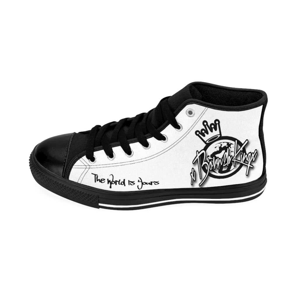 xBorn2bKingx Official Crown Men's High-top Sneakers