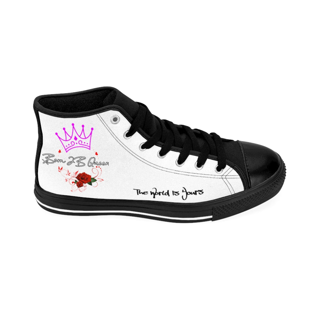 xBorn2bQueenx Official Women's High-top Sneakers