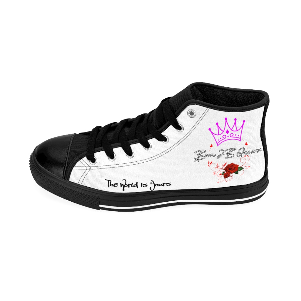 xBorn2bQueenx Official Women's High-top Sneakers